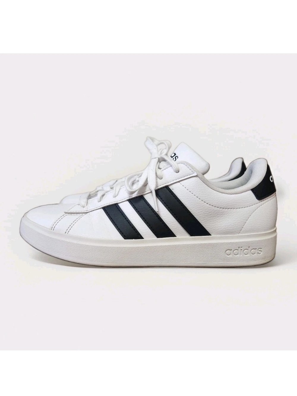 Adidas Grand Court 2.0 Sneakers 8 White Black GW1294 Cloud Classic Athletic - Picture 3 of 12